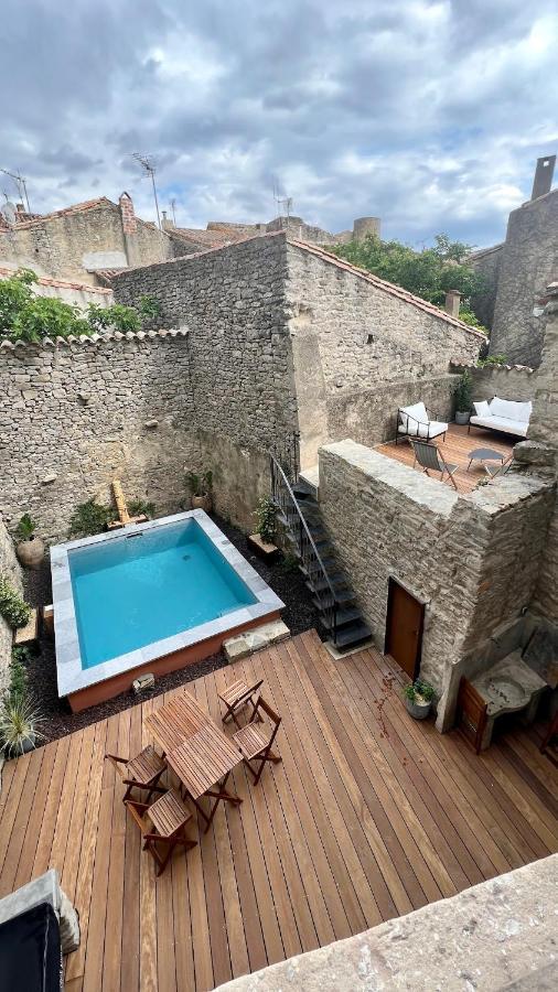 La Maison Du Puits Cesseras Esterno foto